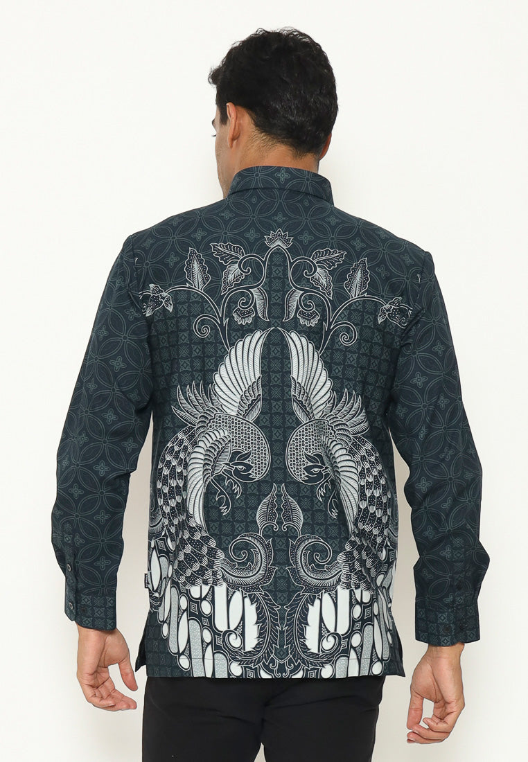 Hadinata Embroidery Batik Kemeja Panjang Jayanta Jyoti