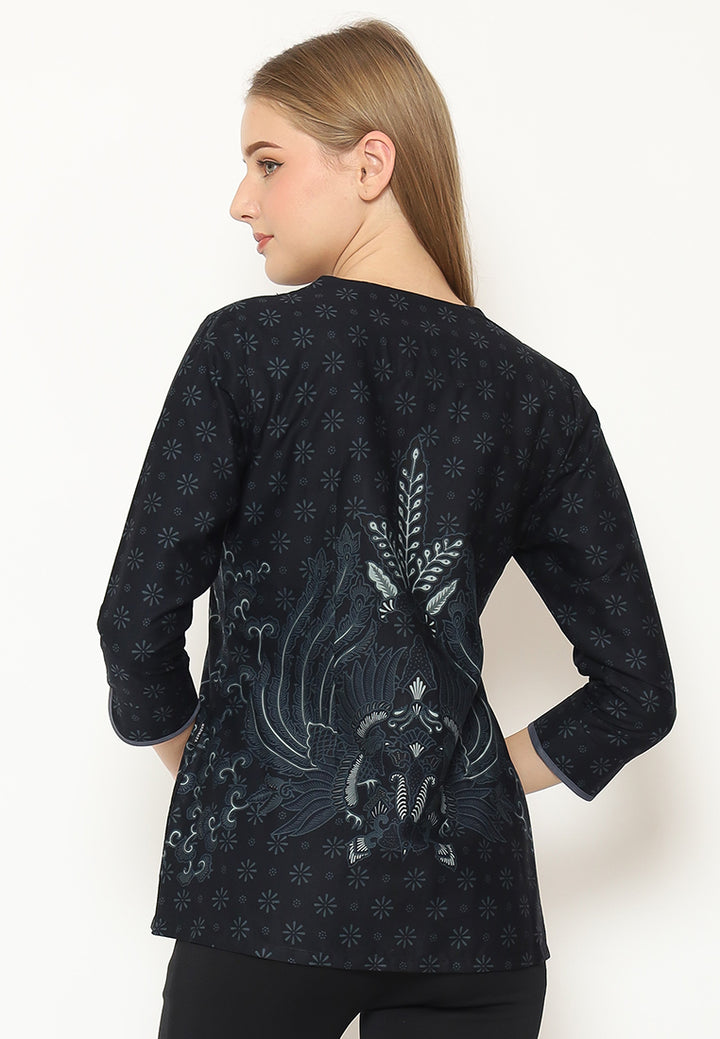 Hadinata Batik Wanita Superfine Blouse Kirani Kaivan