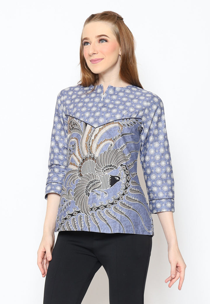 Hadinata Batik Wanita Blouse Gempita Gibran