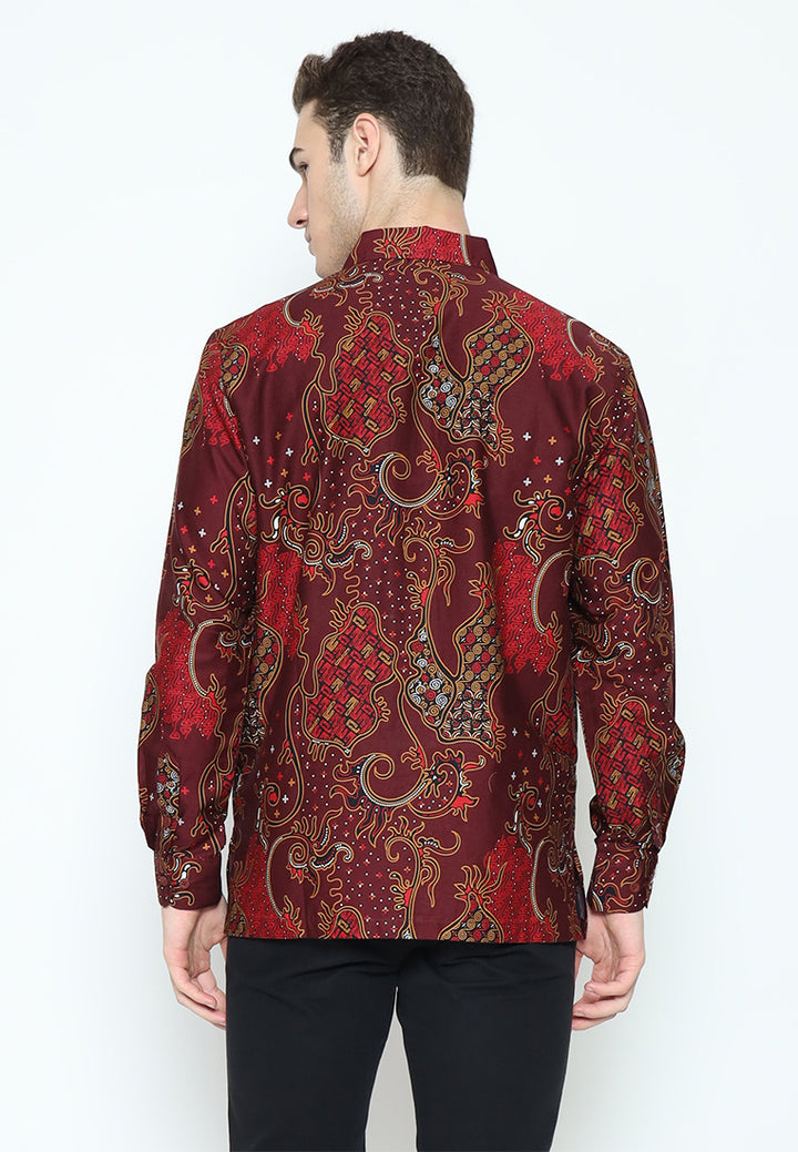 Hadinata Batik Kemeja Panjang Furing Superfine Cendana Candika