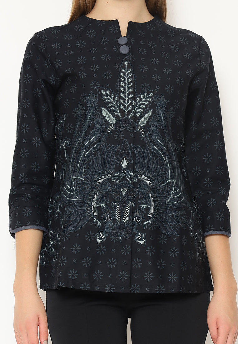 Hadinata Batik Wanita Superfine Blouse Kirani Kaivan