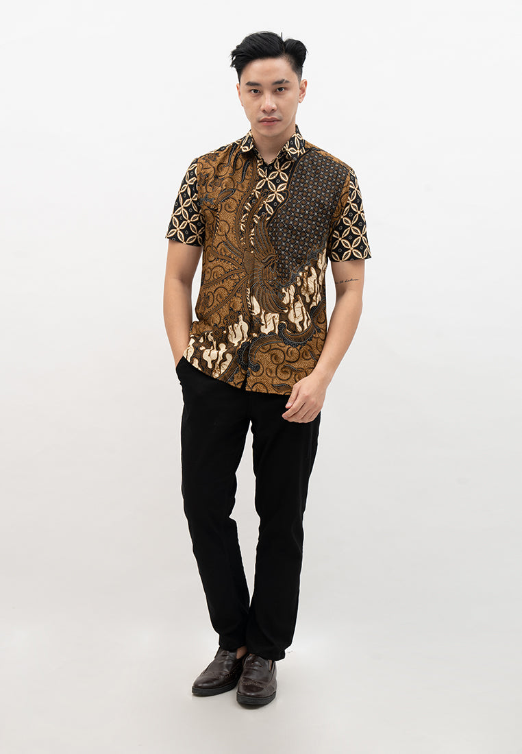 Hadinata Batik Pria Kemeja Pendek Manggala Manggala