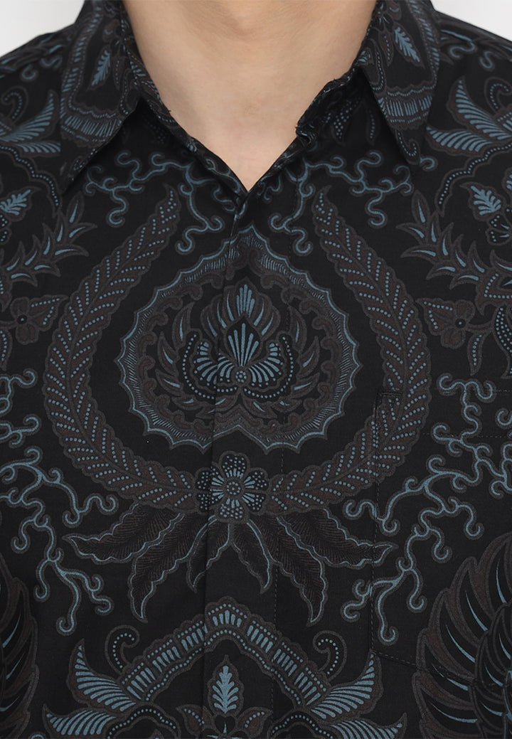 Hadinata Batik Pria Kemeja Panjang Furing Surya Swati