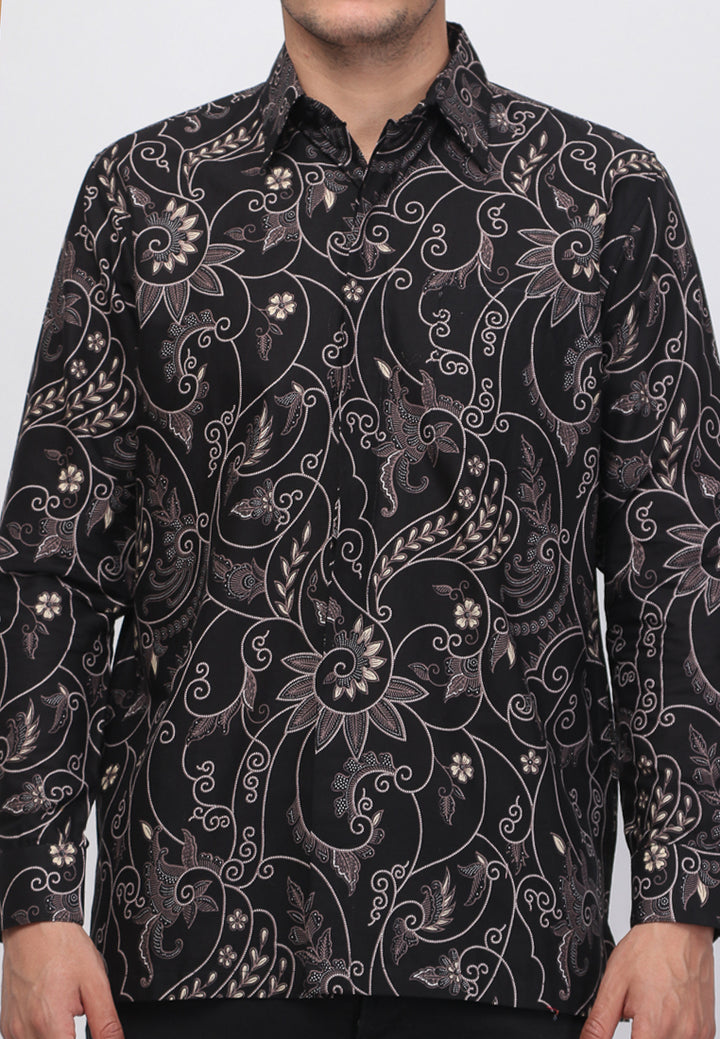 Hadinata Batik Pria Kemeja Panjang Frederick Ayunina