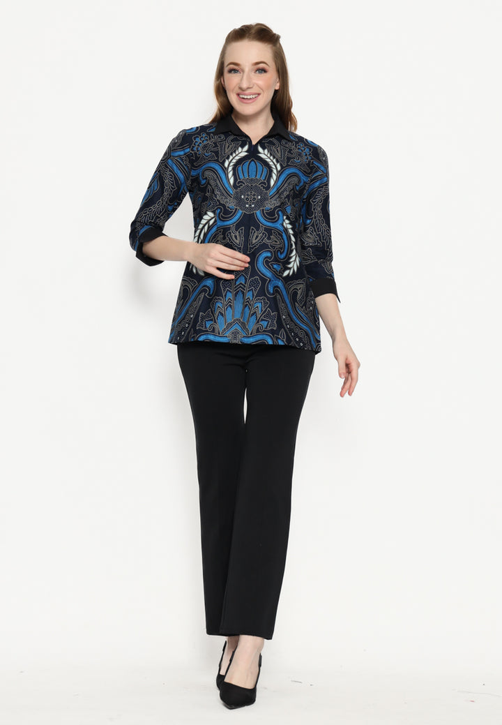 Hadinata Batik Wanita Blouse Zena Zack