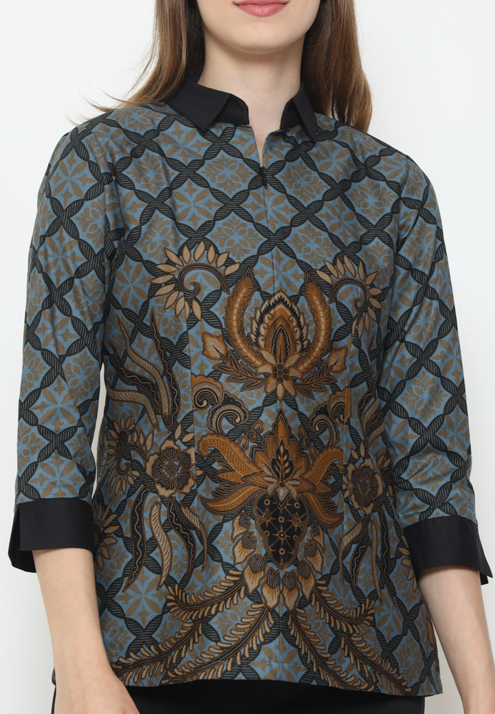 Hadinata Batik Wanita Blouse Nareswari Narendra