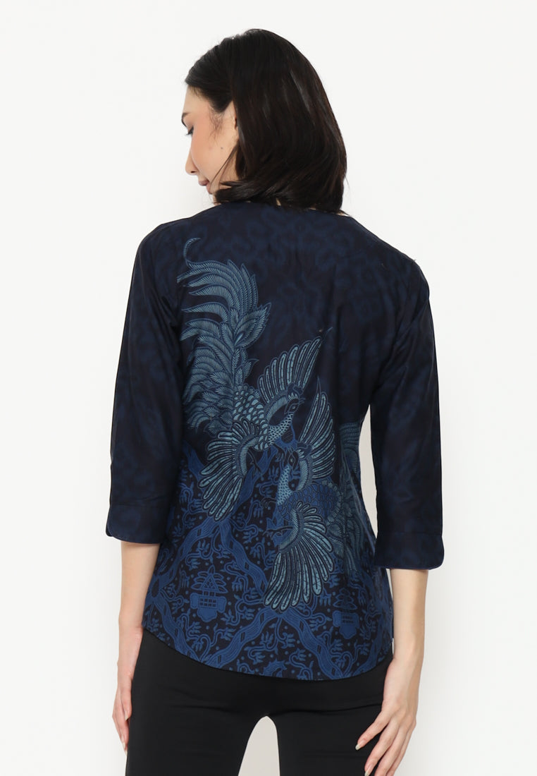 Hadinata Batik Wanita Superfine Blouse Salma Sidharta