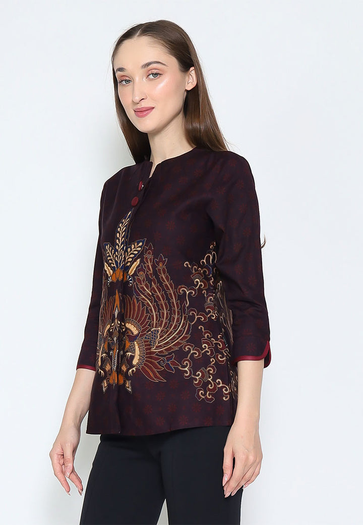 Hadinata Batik Wanita Superfine Blouse Venus Varen