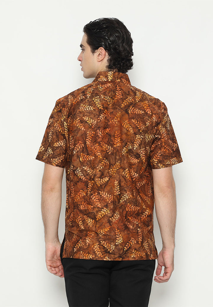 Signature Hadinata Batik Pria Kemeja Pendek Cap Furing Dirandra