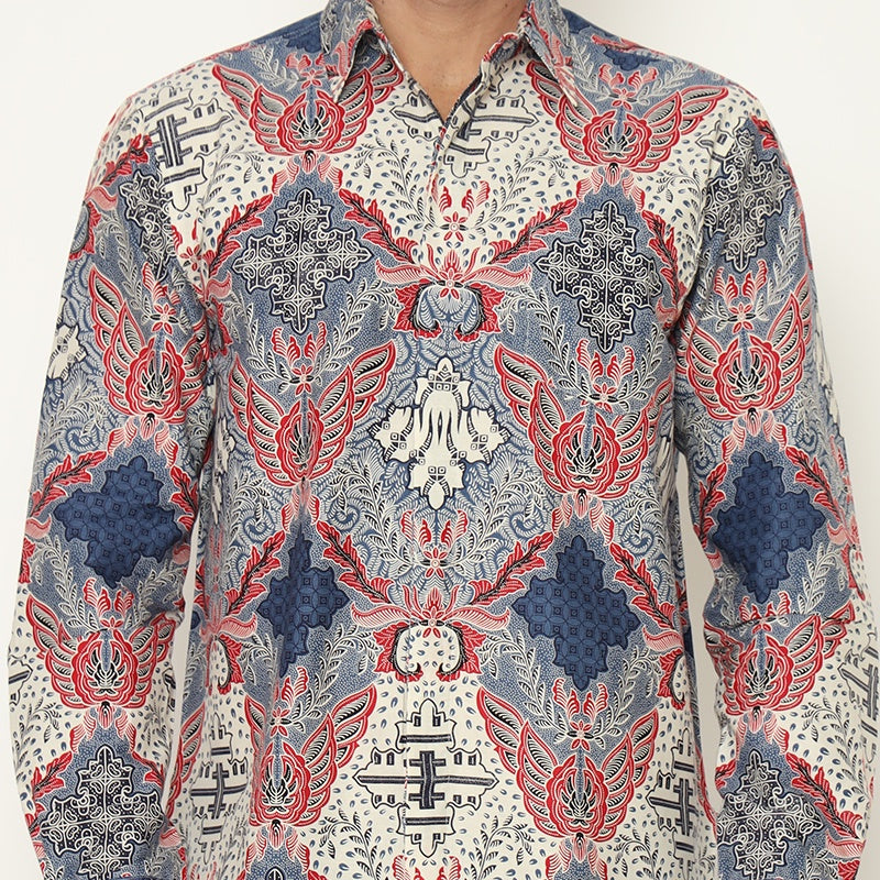 Hadinata Batik Pria Kemeja Panjang Zoe Zelline
