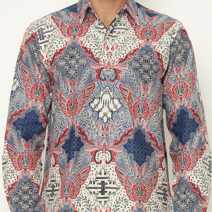 Hadinata Batik Pria Kemeja Panjang Zoe Zelline