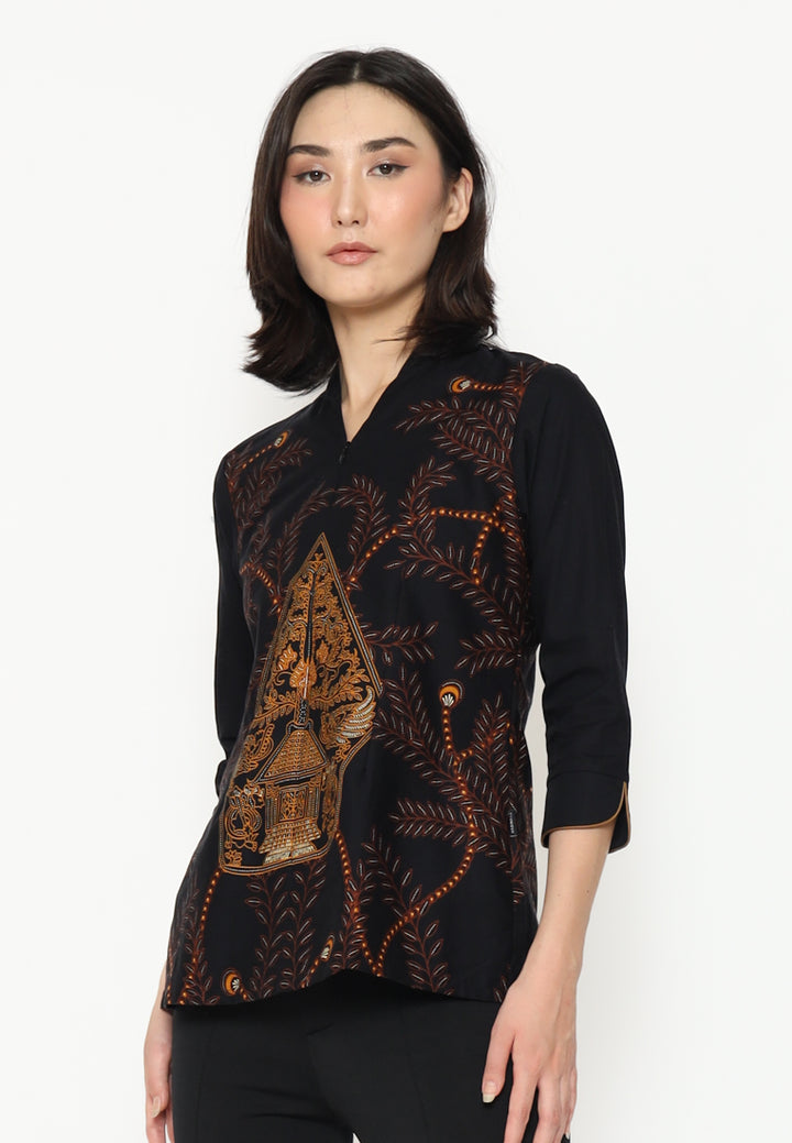 Hadinata Batik Wanita Superfine Blouse Humaira Hirawan