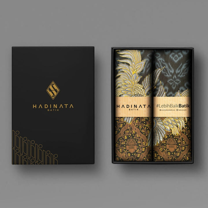 Hampers Premium / Kado / Gift Box - Kain Batik Katun Superfine Couple Hadinata Batik