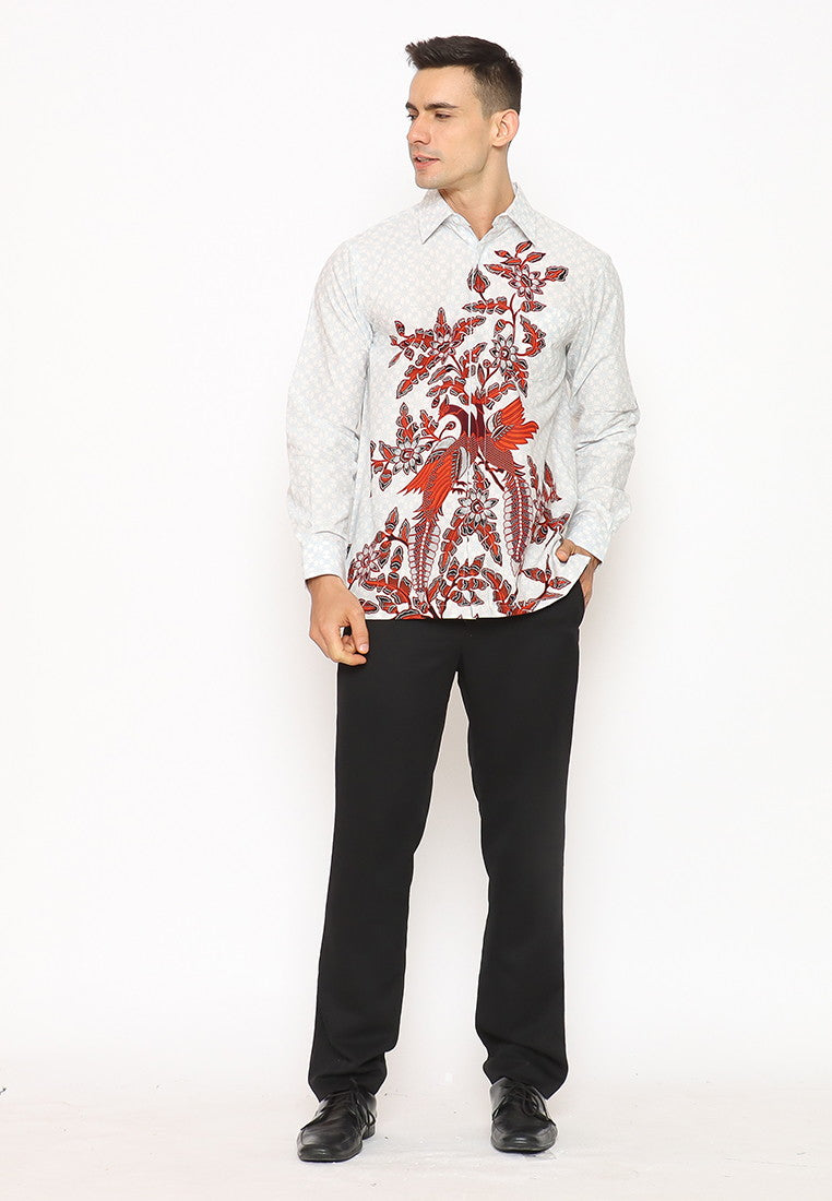 Hadinata Batik Pria Kemeja Panjang Furing Vincent