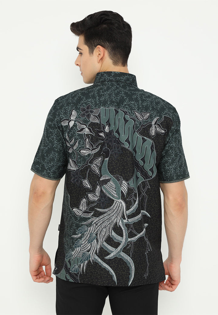 Hadinata Embroidery Batik Kemeja Pendek Neel Nylam