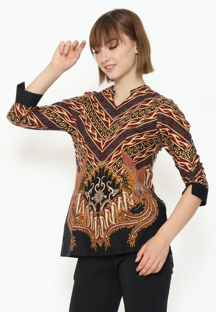 Hadinata Batik Wanita Blouse Agni Argani