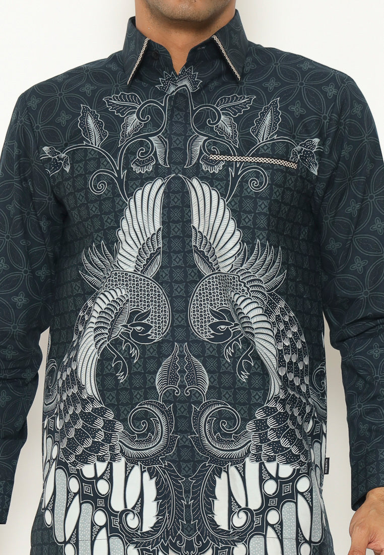 Hadinata Embroidery Batik Kemeja Panjang Jayanta Jyoti