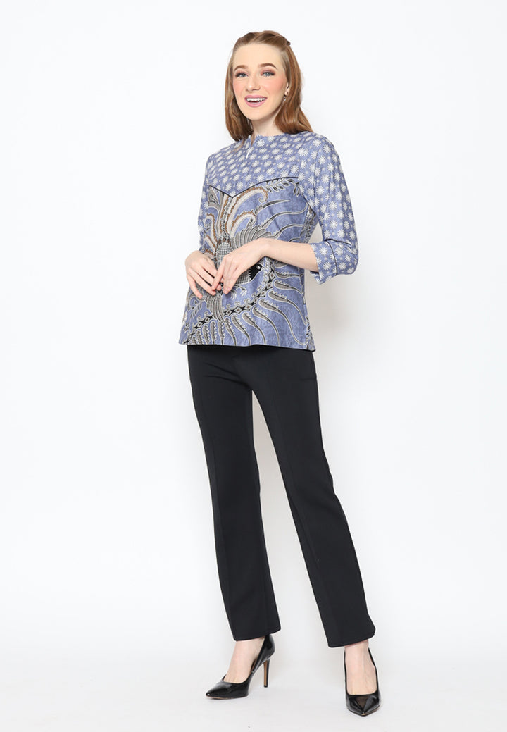 Hadinata Batik Wanita Blouse Gempita Gibran