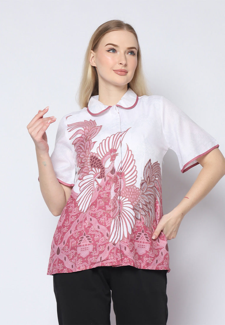 Hadinata Batik Wanita Dobby Blouse Reny Rui