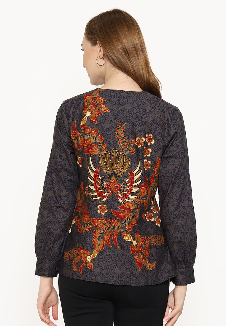 Hadinata Batik Wanita Blouse Ivana Iqbal