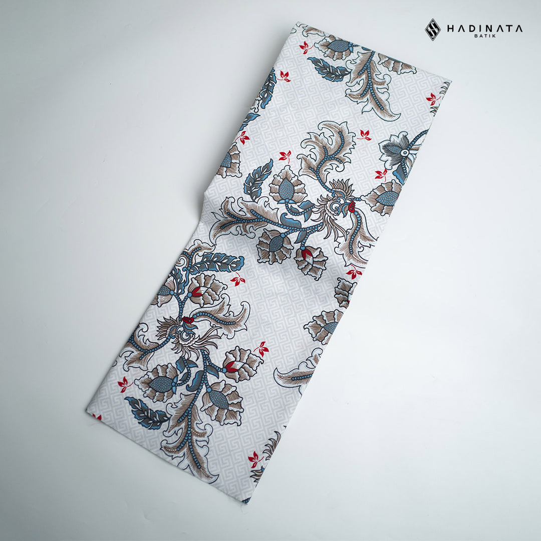 Hadinata Batik Premium Kain Katun Superfine Gracika White