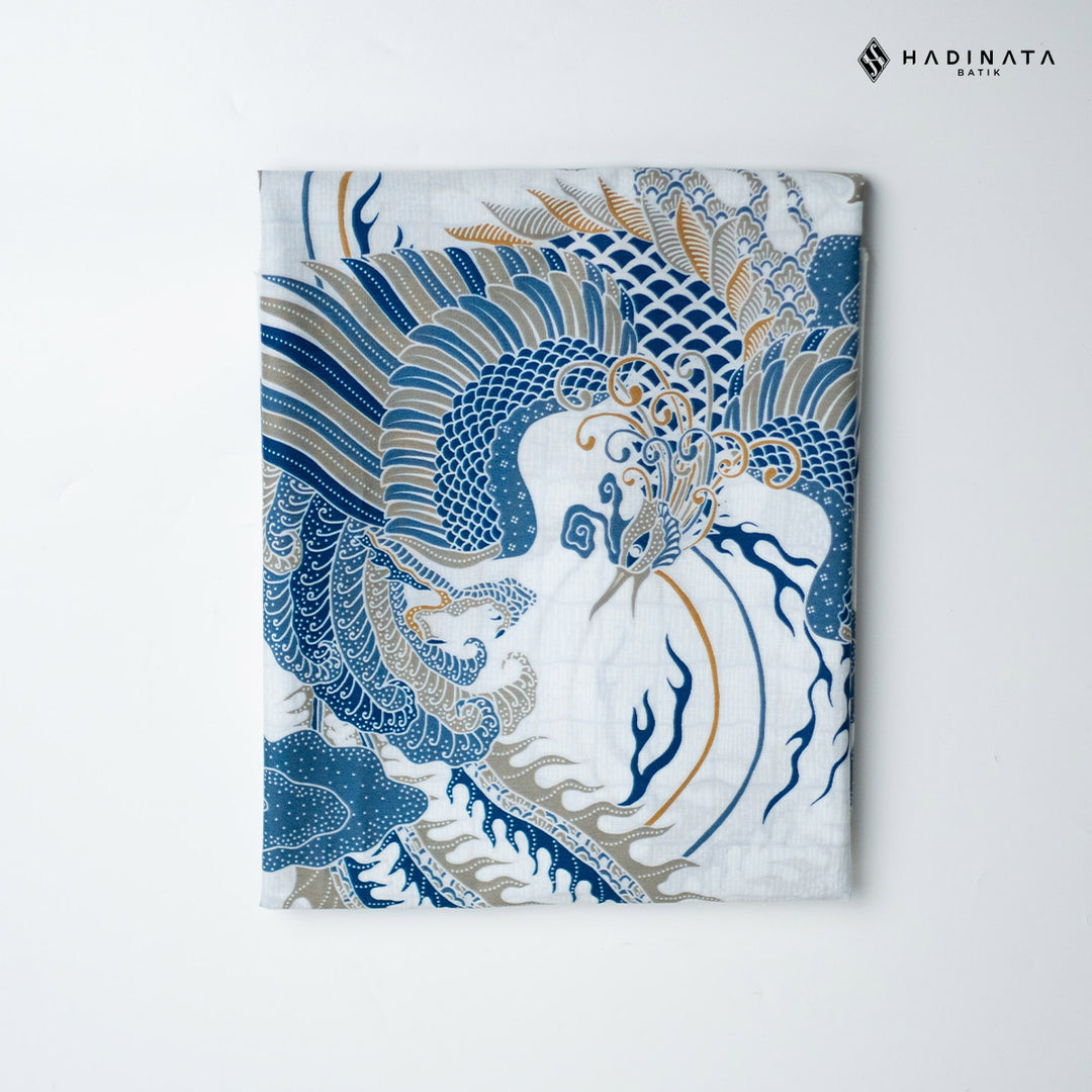 Hadinata Kain Batik Katun Superfine Bhawana White