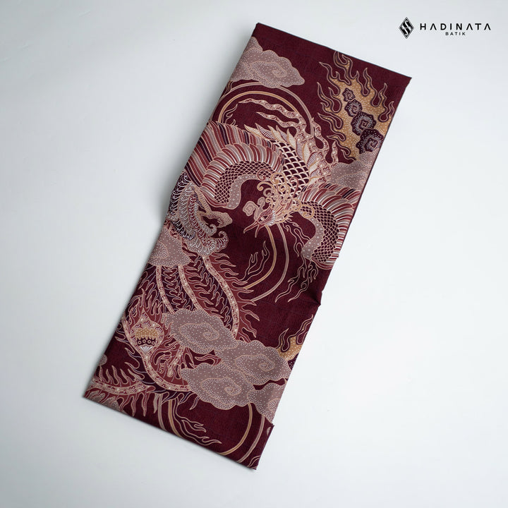 Hadinata Kain Batik Katun Superfine Bhawana Maroon