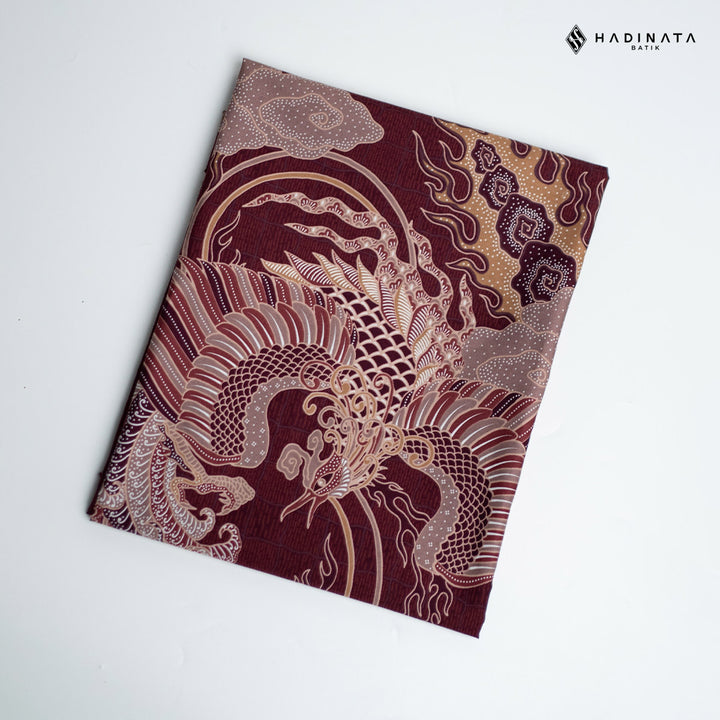 Hadinata Kain Batik Katun Superfine Bhawana Maroon