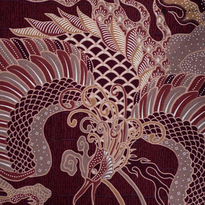 Hadinata Kain Batik Katun Superfine Bhawana Maroon