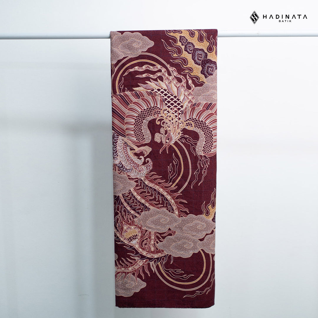 Hadinata Kain Batik Katun Superfine Bhawana Maroon