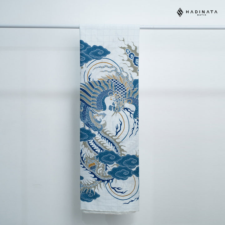 Hadinata Kain Batik Katun Superfine Bhawana White
