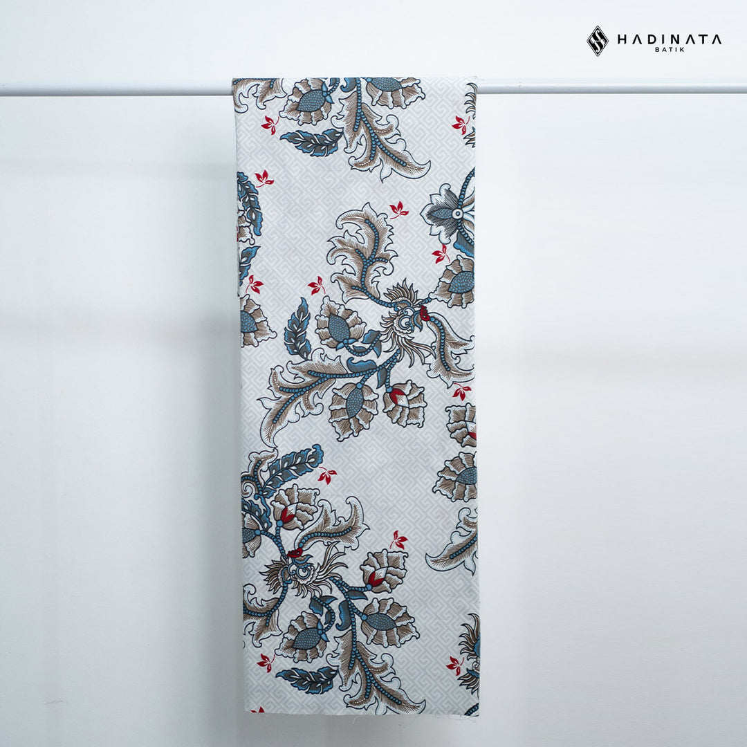 Hadinata Batik Premium Kain Katun Superfine Gracika White