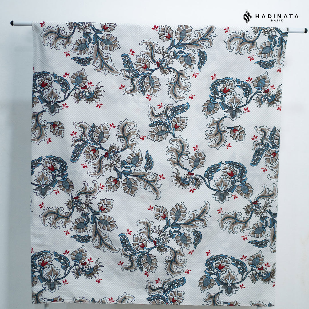 Hadinata Batik Premium Kain Katun Superfine Gracika White