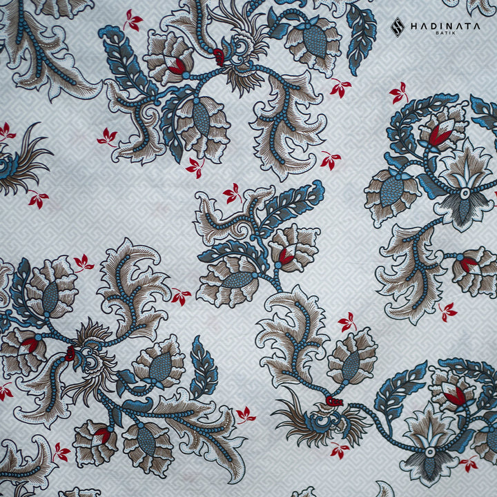 Hadinata Batik Premium Kain Katun Superfine Gracika White