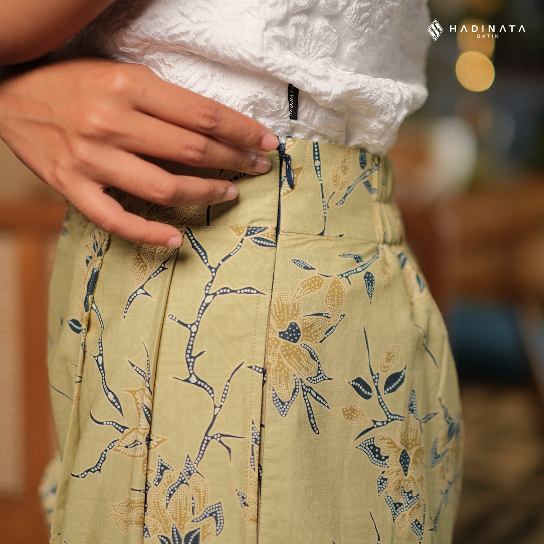Hadinata Batik Premium Celana Batik Wanita Wardhani Green