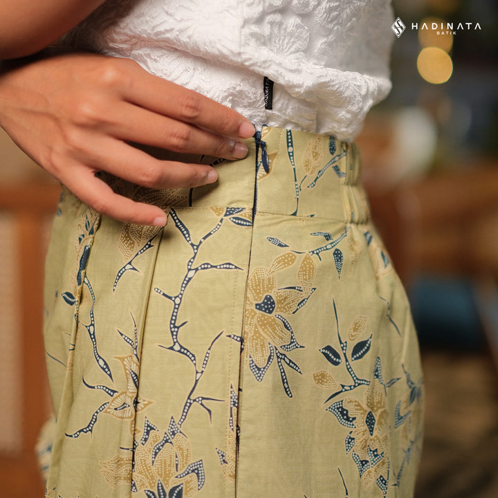 Hadinata Batik Premium Celana Batik Wanita Wardhani Green