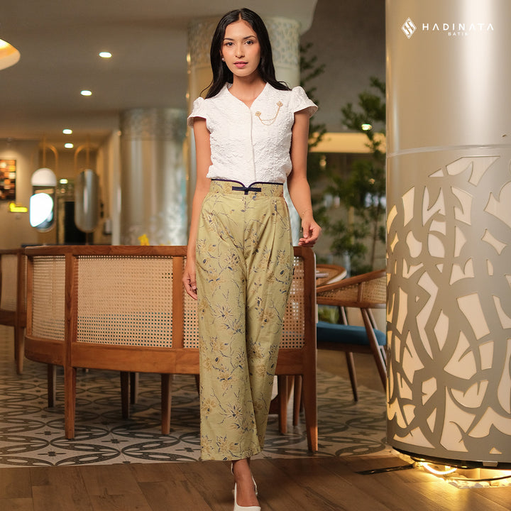 Hadinata Batik Premium Celana Batik Wanita Wardhani Green