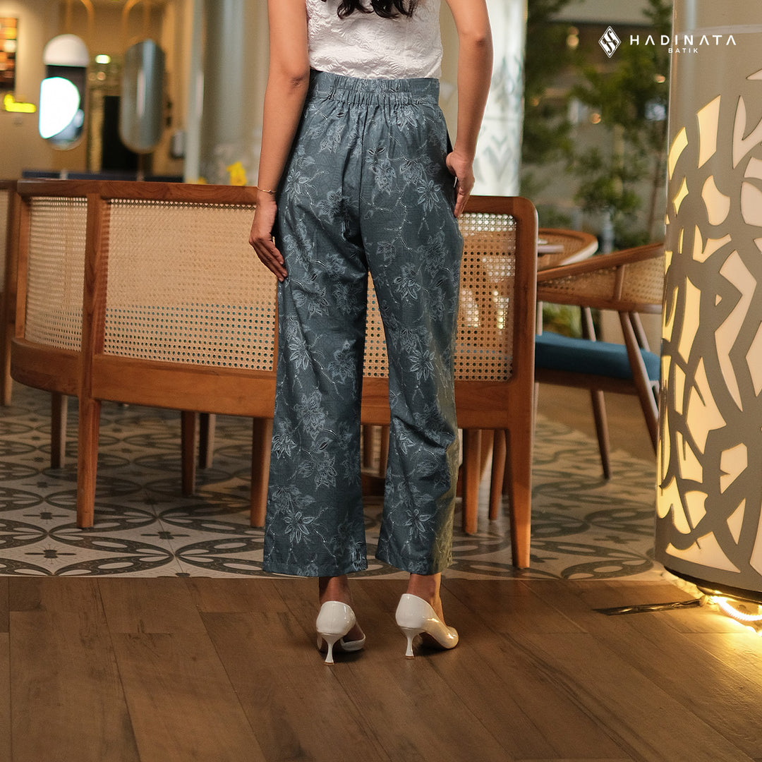 Hadinata Batik Premium Celana Batik Wanita Wardhani Blue