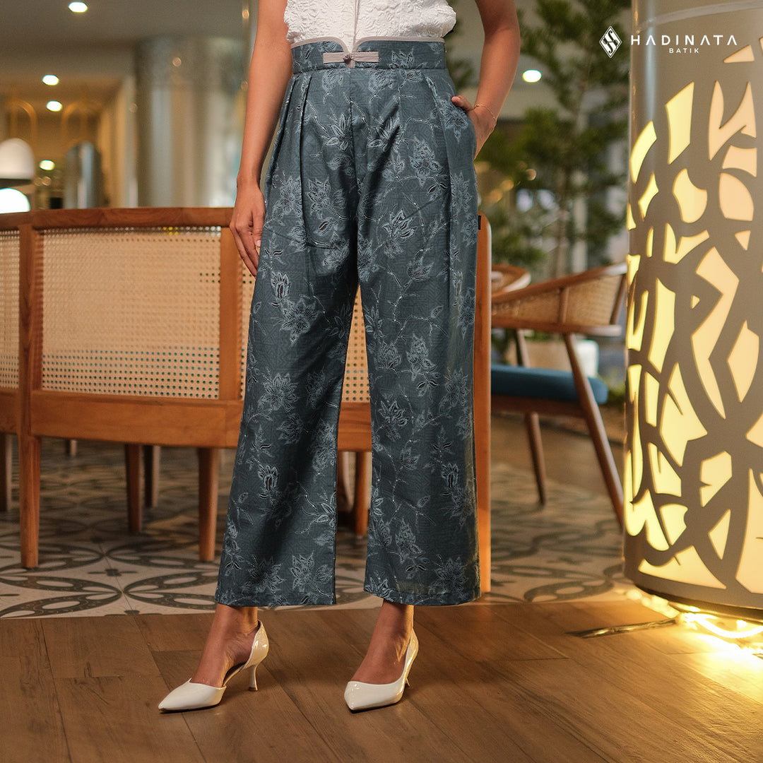 Hadinata Batik Premium Celana Batik Wanita Wardhani Blue