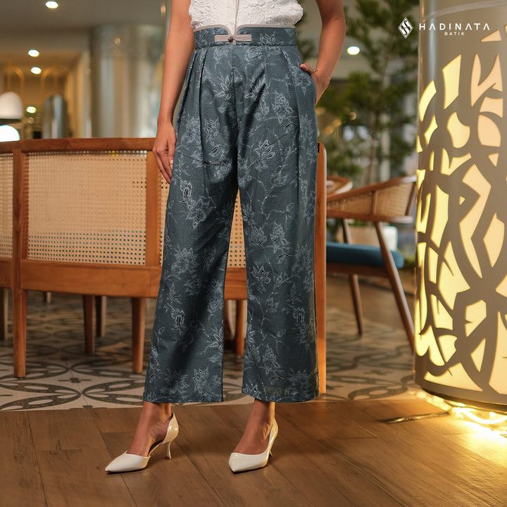 Hadinata Batik Premium Celana Batik Wanita Wardhani Blue