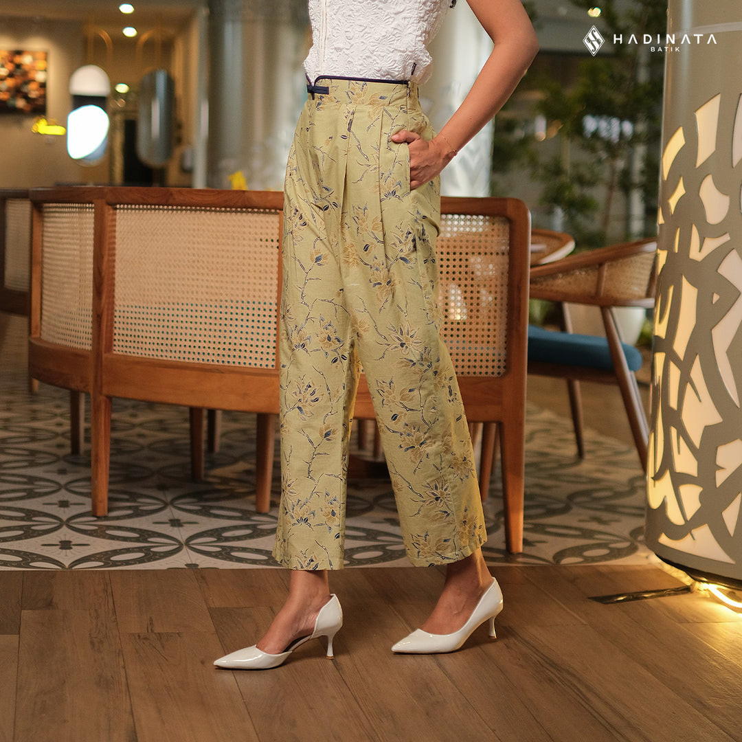 Hadinata Batik Premium Celana Batik Wanita Wardhani Green