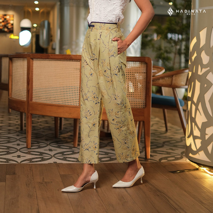 Hadinata Batik Premium Celana Batik Wanita Wardhani Green