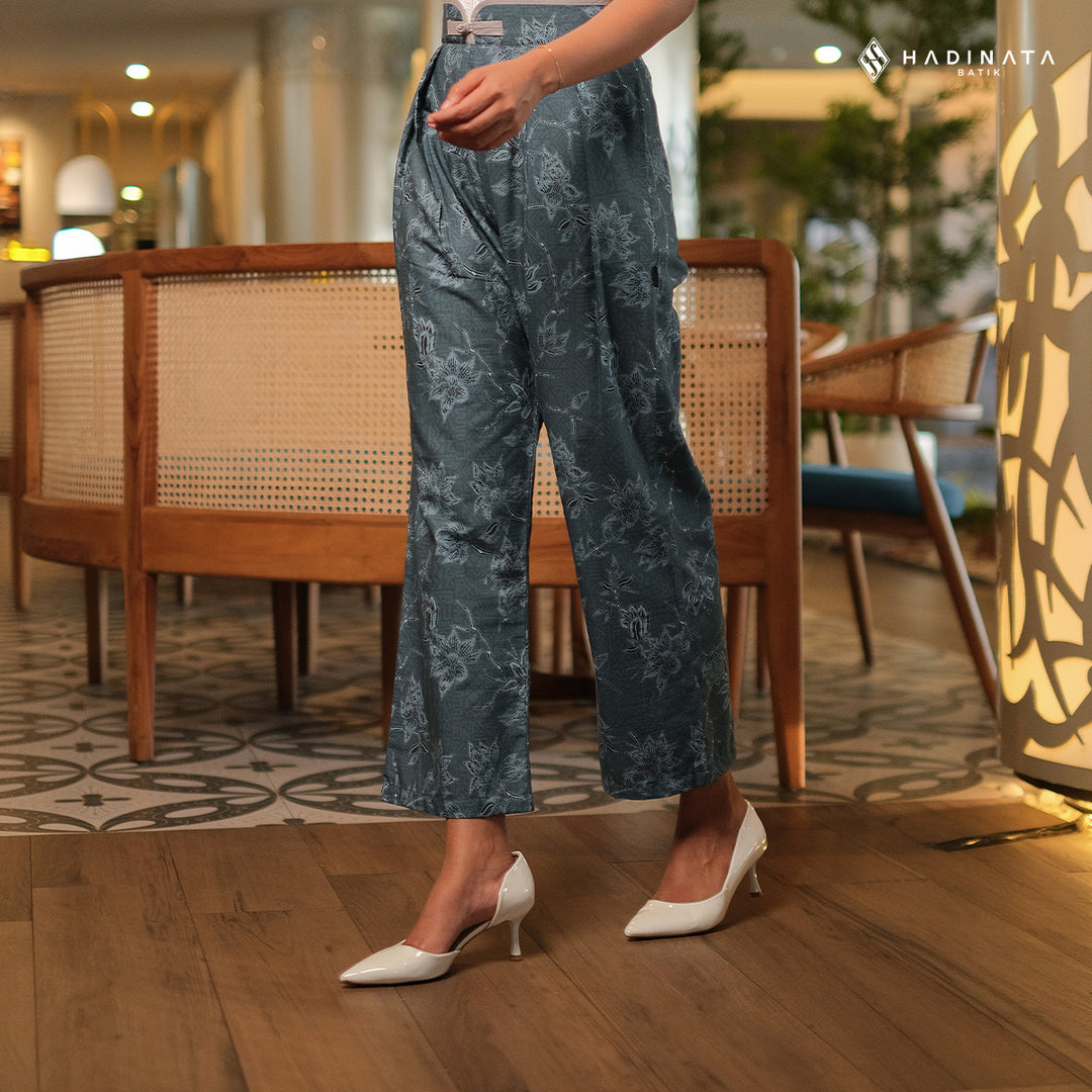 Hadinata Batik Premium Celana Batik Wanita Wardhani Blue