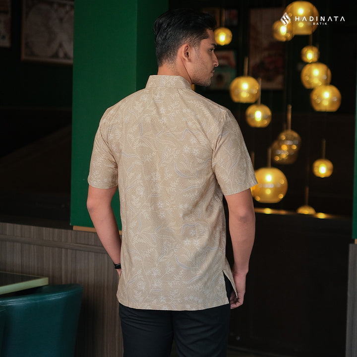 Kemeja Lengan Pendek - Rewangsang Cream