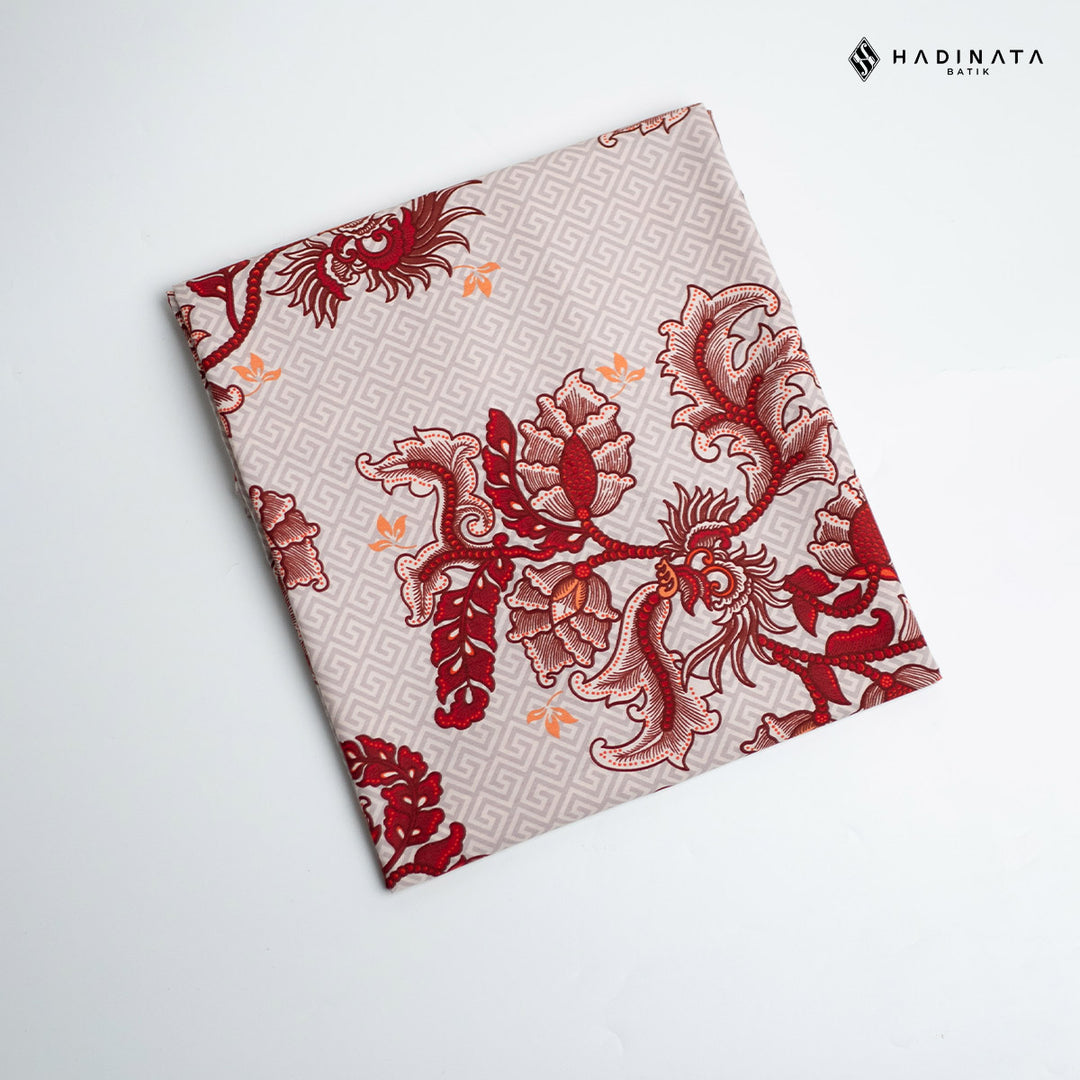Hadinata Batik Premium Kain Katun Superfine Gracika Red
