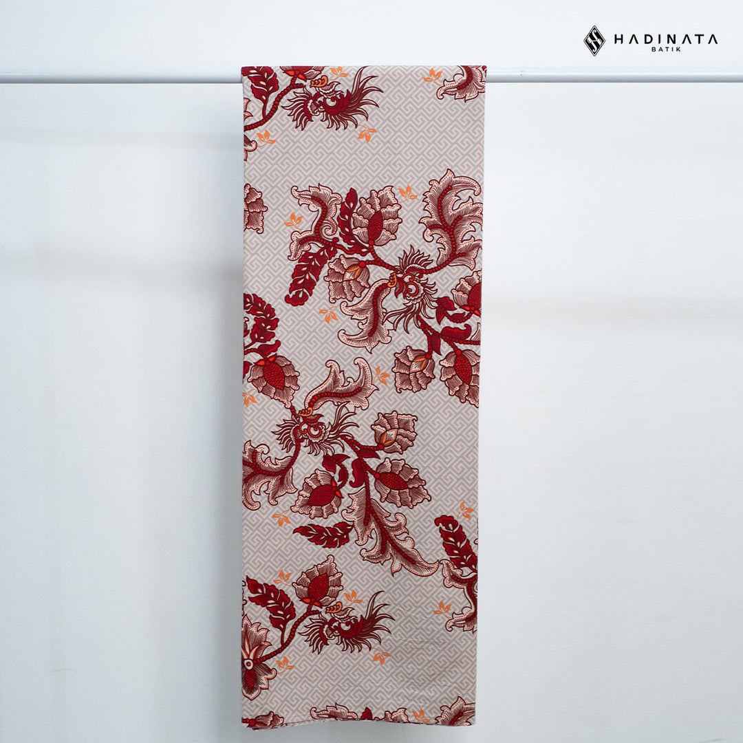 Hadinata Batik Premium Kain Katun Superfine Gracika Red