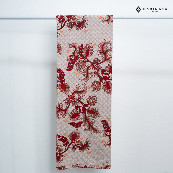 Hadinata Batik Premium Kain Katun Superfine Gracika Red
