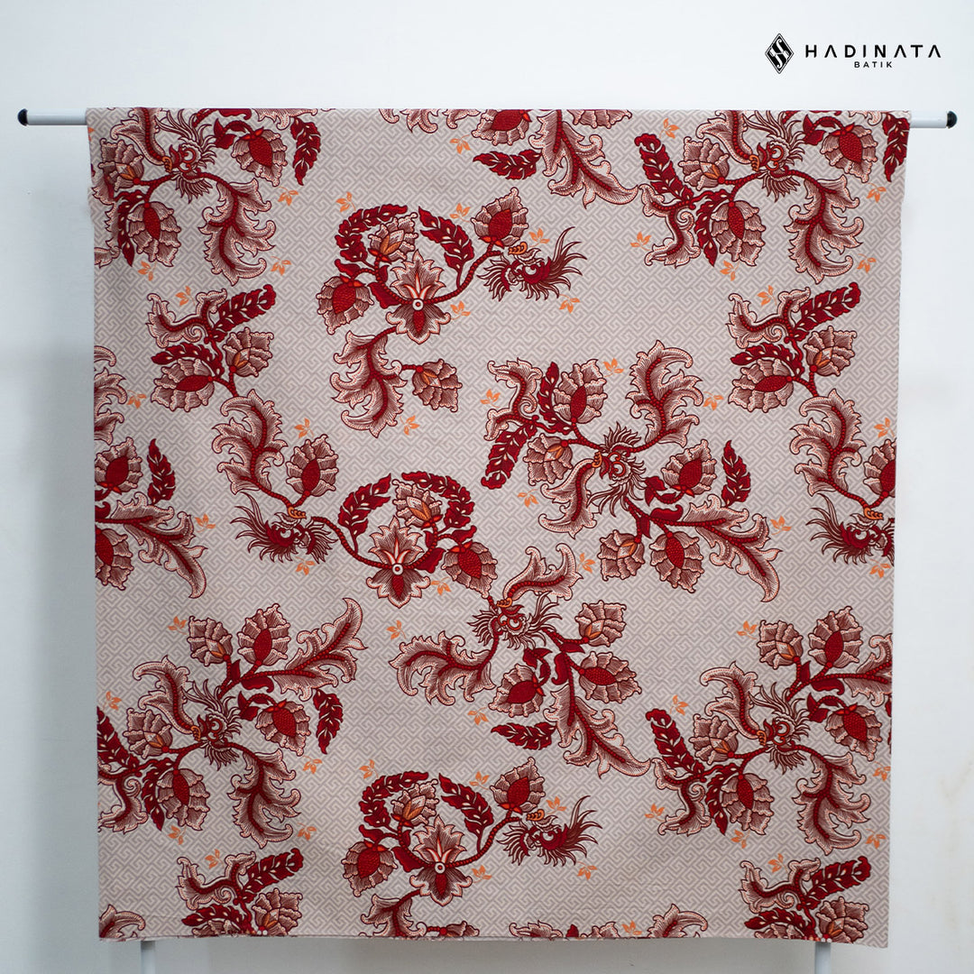 Hadinata Batik Premium Kain Katun Superfine Gracika Red