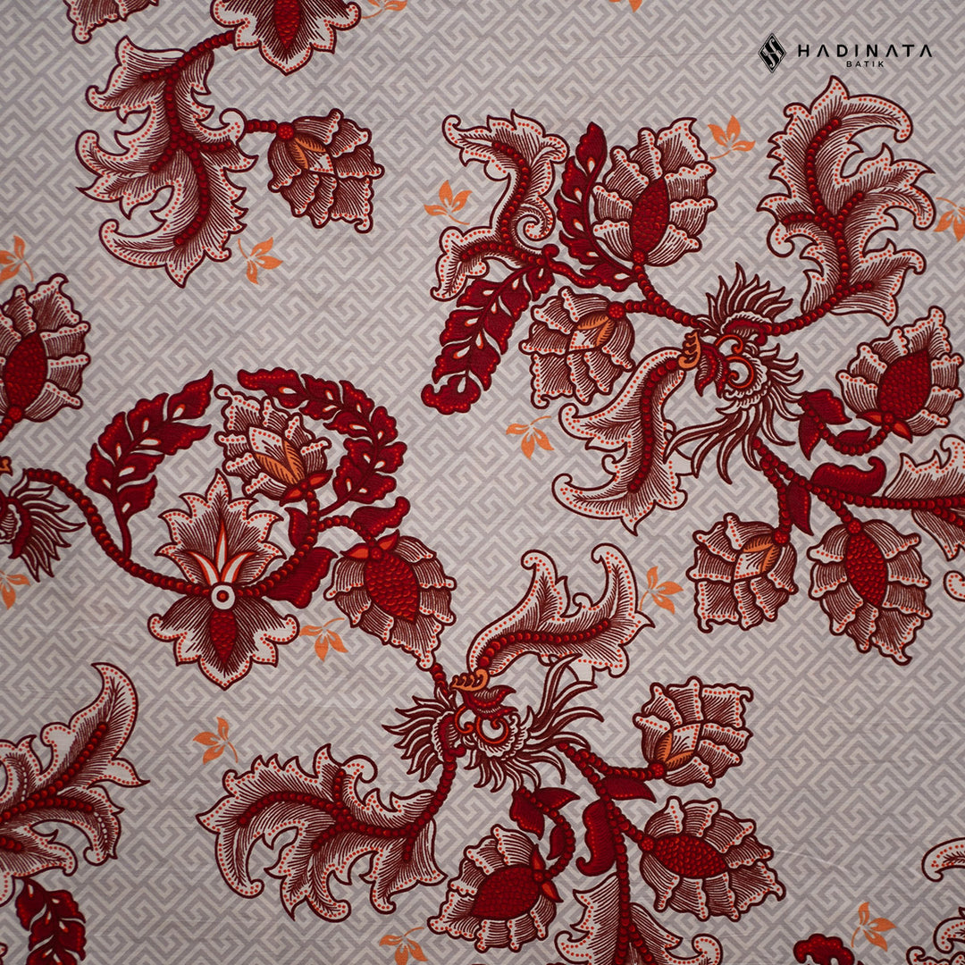 Hadinata Batik Premium Kain Katun Superfine Gracika Red
