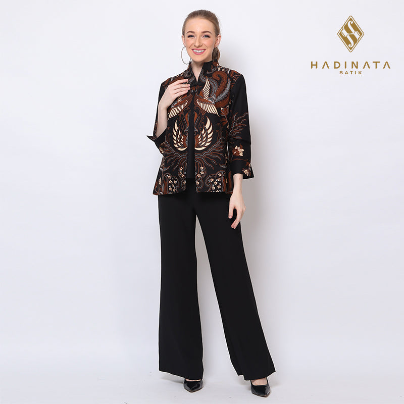 Hadinata Batik Wanita Blouse Pinggala Adelio